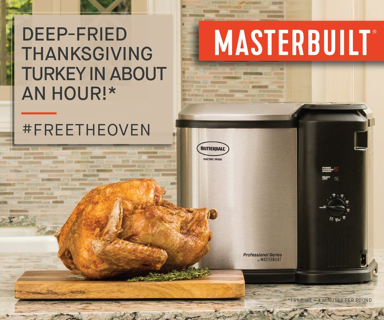 Barbecue Master: Fried Turkey in the Masterbuilt ButterBall Indoor