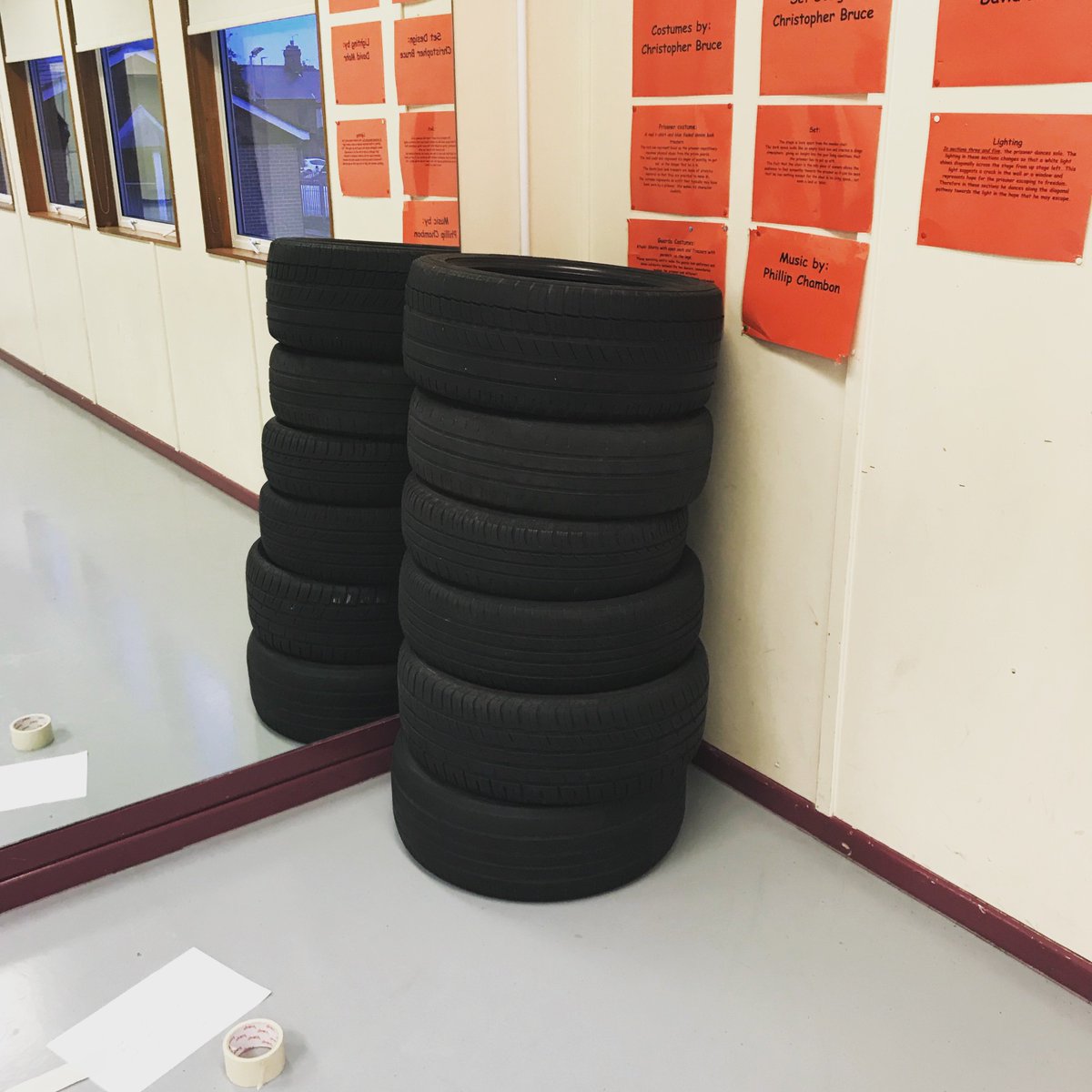 dancewigston's tweet photo. Year 13 have been using these today ๐ #dancerstrength https://t.co/E2olcP1X5B