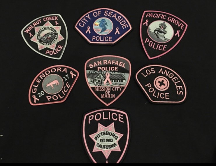 SanRafaelPolice's tweet photo. San Rafael PD's Pink @PinkPatchPrjct patch among good company at #wlle2017 https://t.co/nWoYmLpVAQ