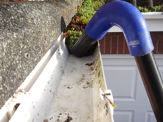Gutters blocked? Get them cleared in time for #winter with our #SkyVac system. Find out more: hunterpm.co.uk/skyvac/
