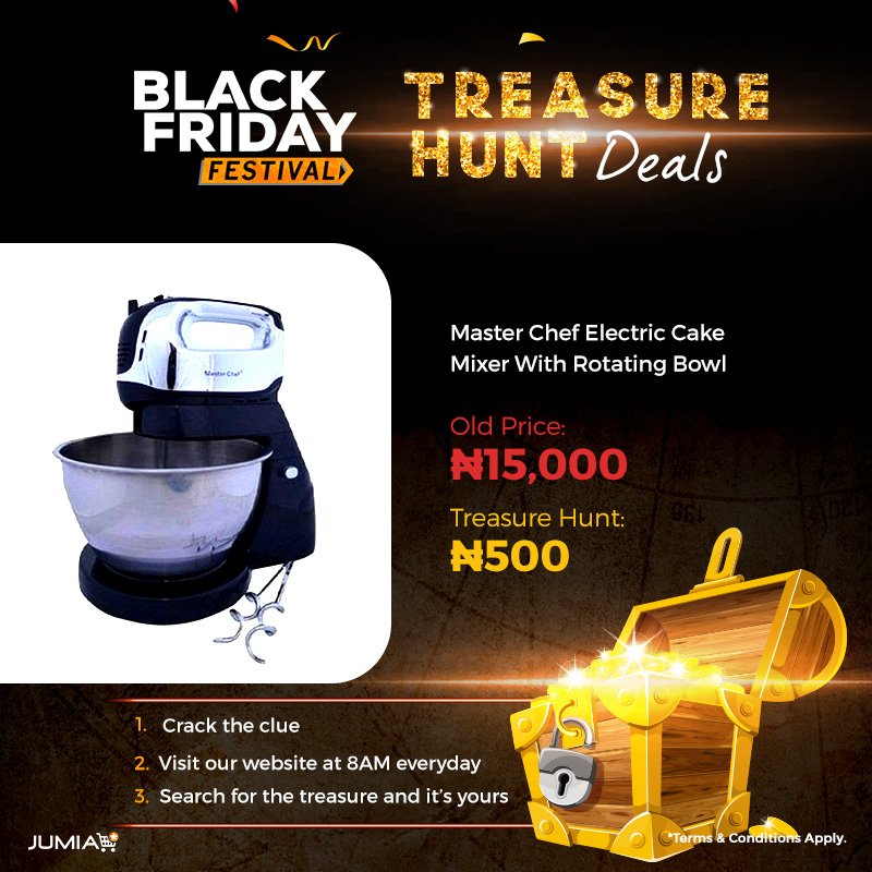 jumia black friday cake mixer