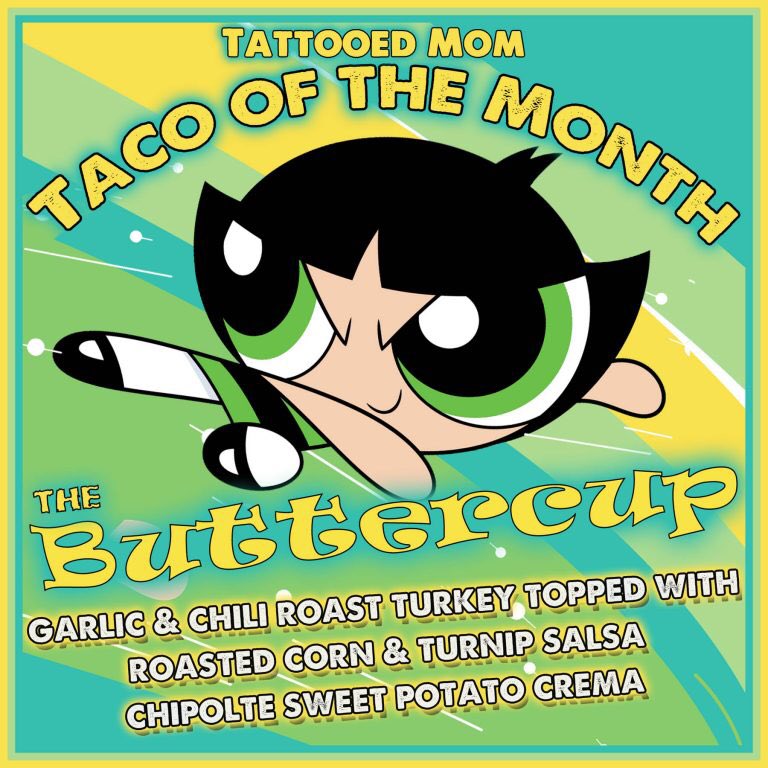 Tmoms's tweet photo. kaplow! 💥🌮😍 new Taco of the Month The Buttercup kicks out some serious #TacoTuesday jams! #nextlevelcomfortfood https://t.co/0I3vRPkN6t