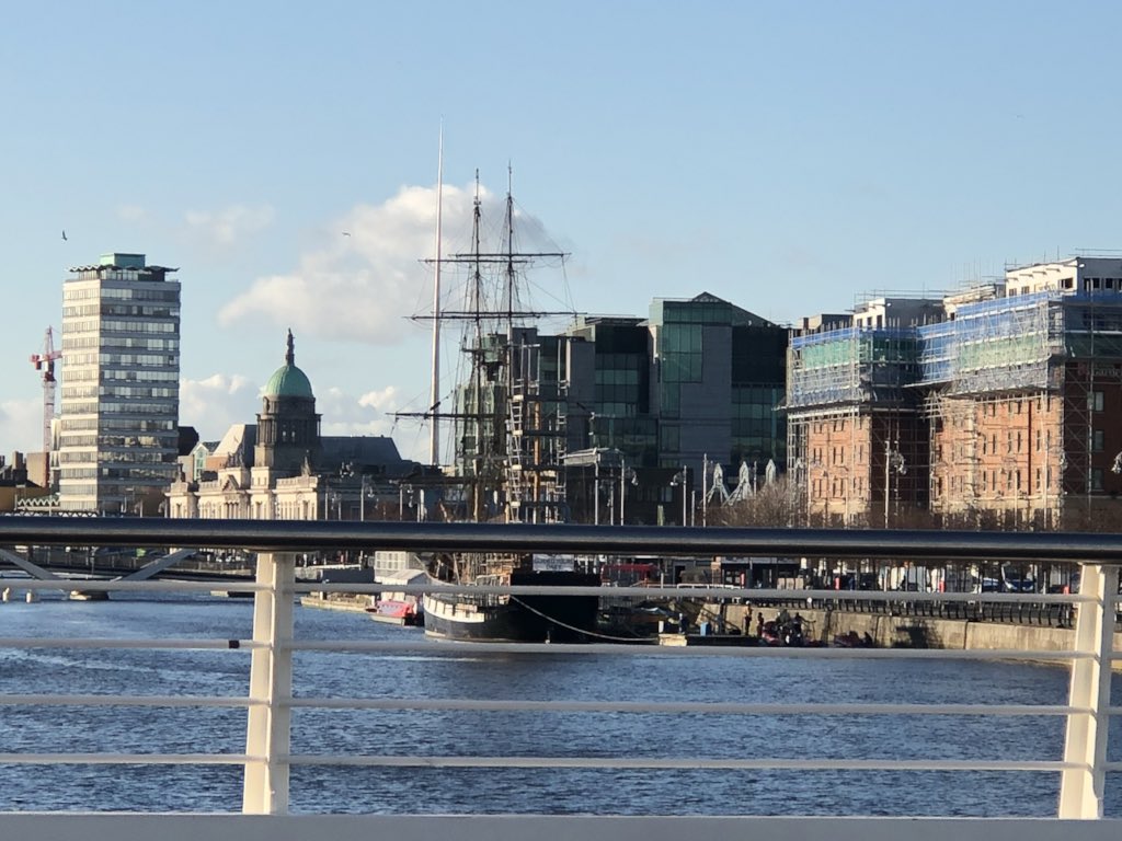 Advance_Eng_NI's tweet photo. Lovely view of the Liffey coming home today. Doing business on the road today with new clients based here. #transport #buses #buysocial https://t.co/PNZJaONkVM