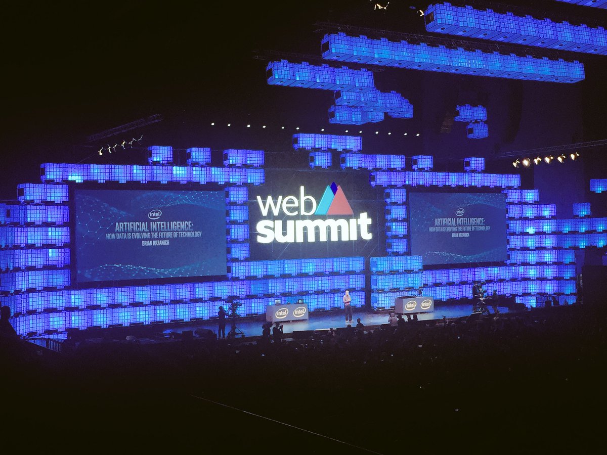 #WebSummit2017 #AI   Transforming data