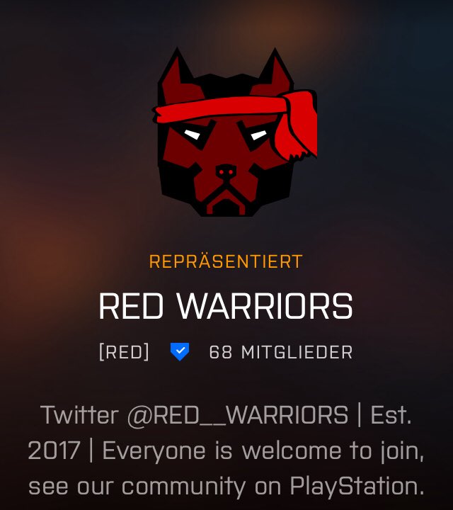 ILegolasDE's tweet photo. Join @RED__WARRIORS for Awsome Events and Giveaways and #Ptfo actions.Check out our platoon only giveaway 👉 https://t.co/txURf8ByqX👈 https://t.co/8TWWDih2Sx
