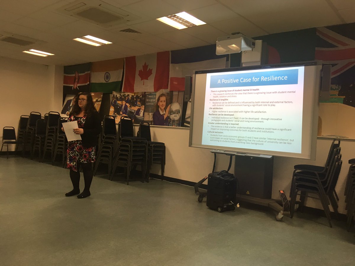 FrancesThapen's tweet photo. Vicky Bradley - fostering resilience is the key to higher grades at GCSE #TMLEA https://t.co/2Ls5QU7fQQ