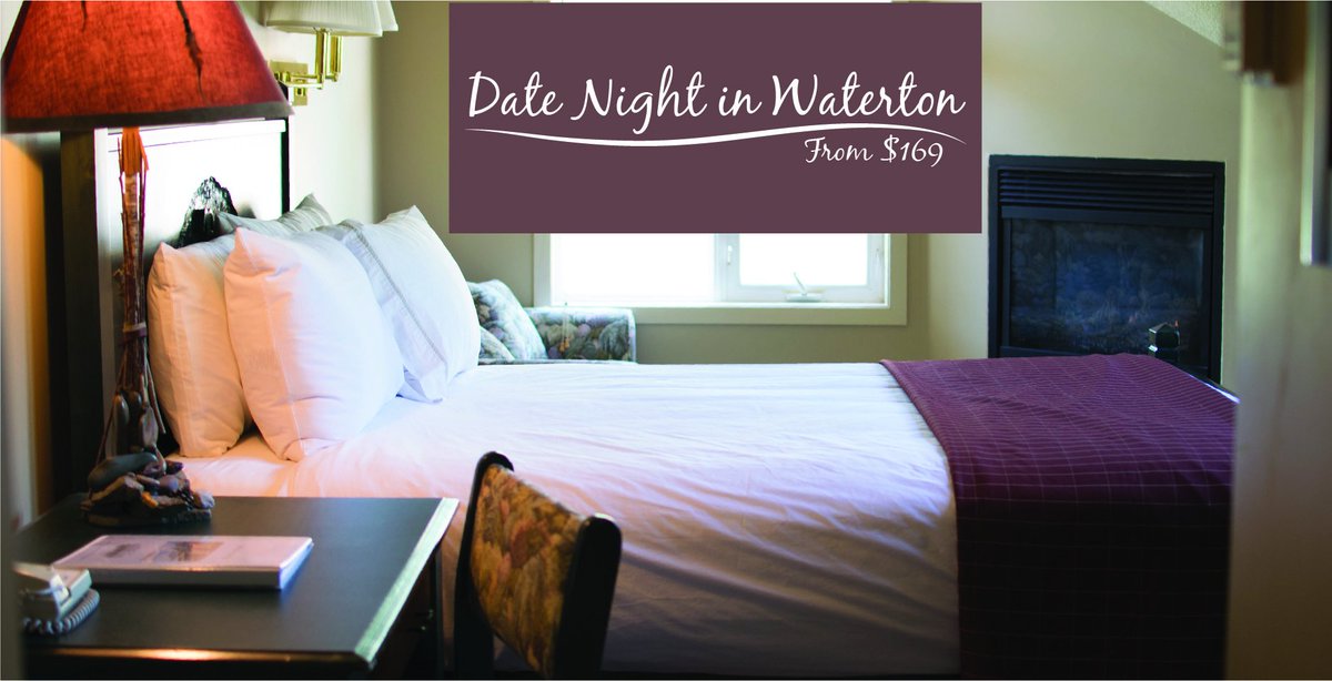 Our Date Night in #Waterton special is back. Starting at $169, check out goo.gl/PGMsV6 for details &amp; call 1.888.985.6343 to book!