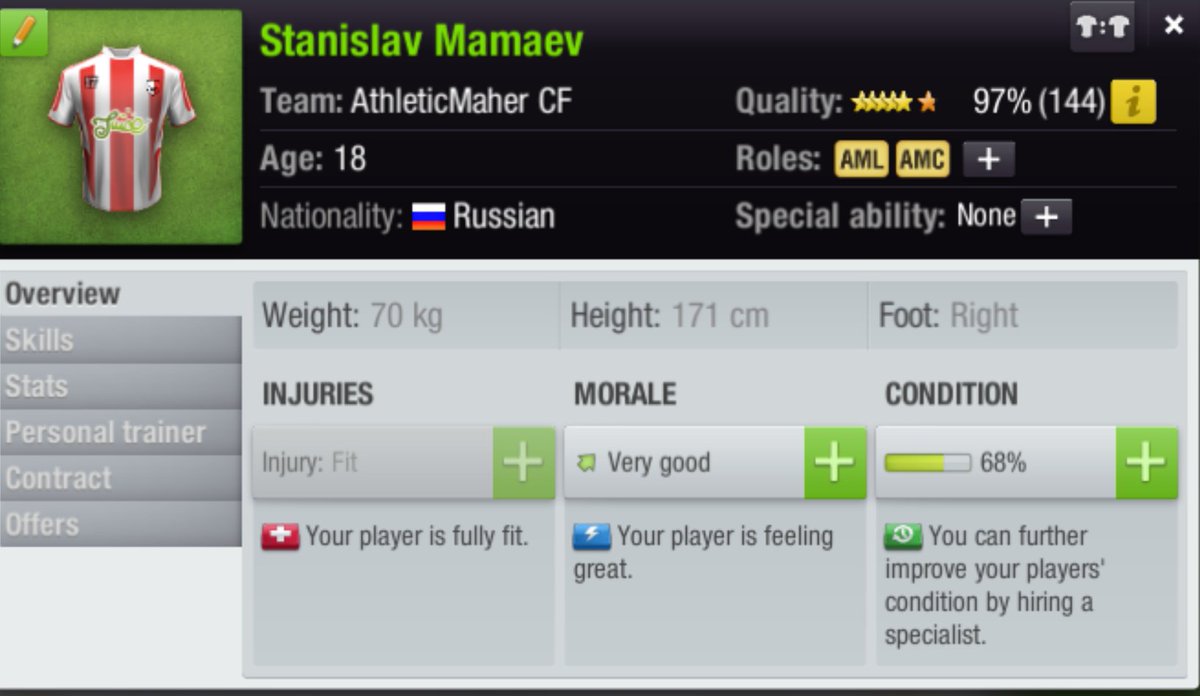 AthleticMaherFC's tweet image. ANOTHER ONE!
Welcome Our Newest Signing MAMAEV, The Russian PlayMaker signs a 3 -year Contract with the ROjiblancos.
#ATMTransfers #ATMSign