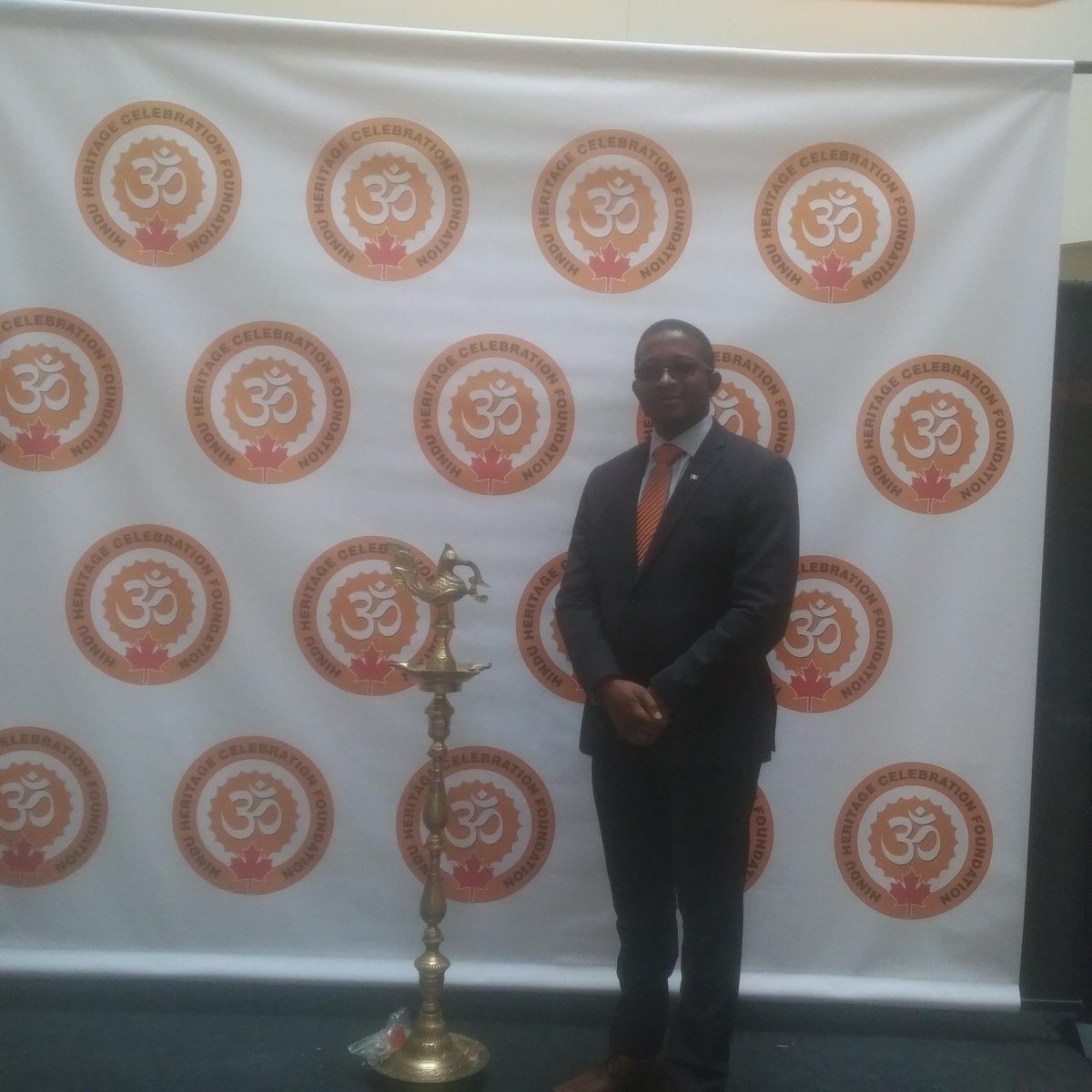 jermibers's tweet photo. Honoured to be at #Brampton City Hall today to celebrate #HinduHeritageMonth Flag Raising. #InclusionandEquity #BramptonFirst https://t.co/fS0jNmVkFS