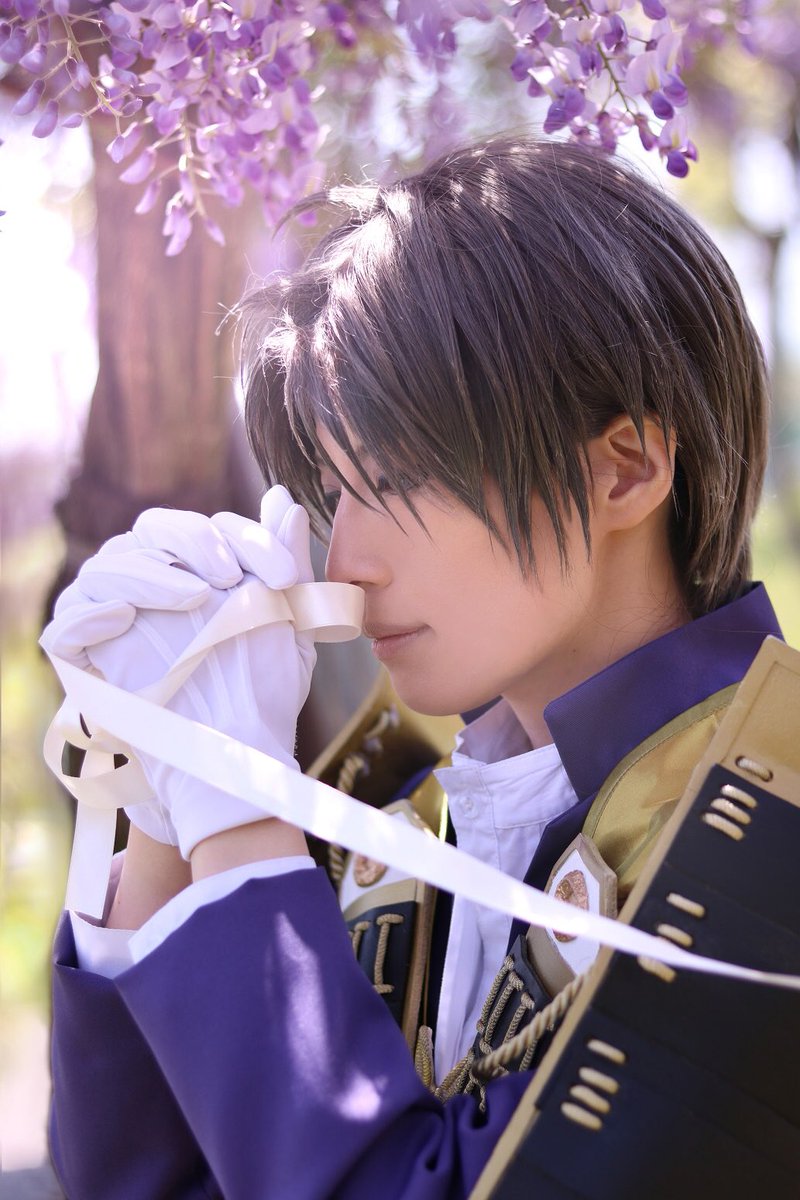 刀剣乱舞 #cosplay 】 年に2回の推しの日だよ♪ 長谷部はやっぱり藤の