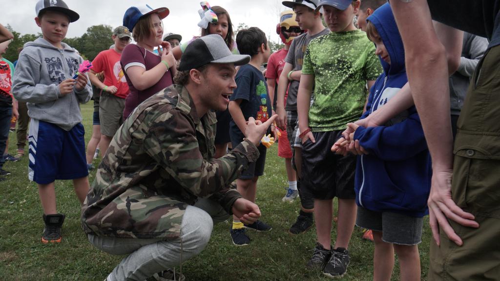 Watch <a href="/Max_Domi/">Max Domi</a> surprise the kids <a href="/dc_dcamps/">D-Camps</a> &amp; speak to how they inspired him back bit.ly/2herFj0 #DiabetesAwarenessMonth