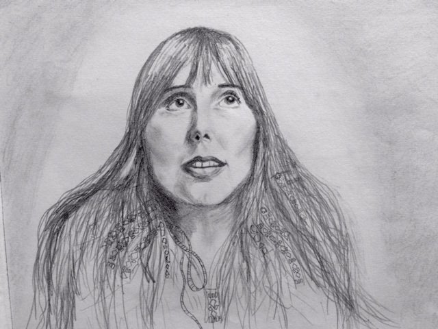 Drawing I did a couple years ago. Happy Birthday Joni Mitchell! 