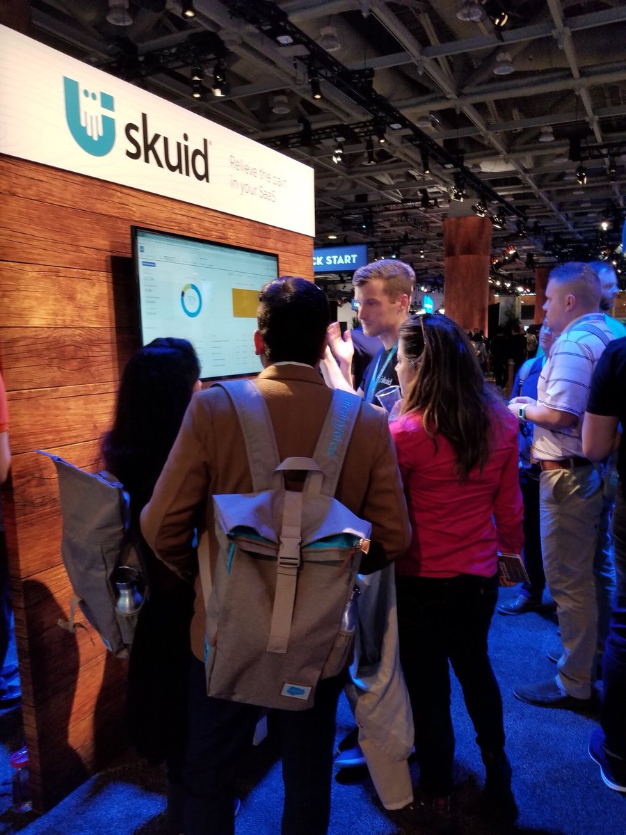 skuidify's tweet photo. Big line in the #DevForest! Come amplify your #Lightning Experience. #DF17 #skuidDF17 @salesforce @Dreamforce https://t.co/C5EewEmGeO