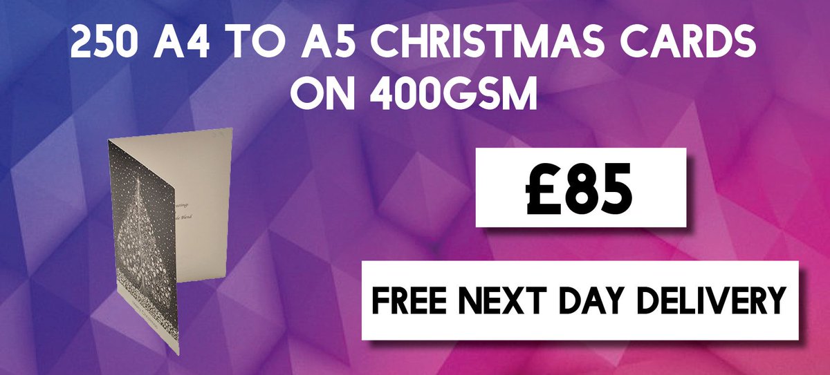 PrintChainUK's tweet photo. 250 A4 to A5 #Christmascards on 400gsm, £85 with free next day delivery! https://t.co/IBxdRFePPk #print #business #marketing #branding https://t.co/2hchXzdVEQ