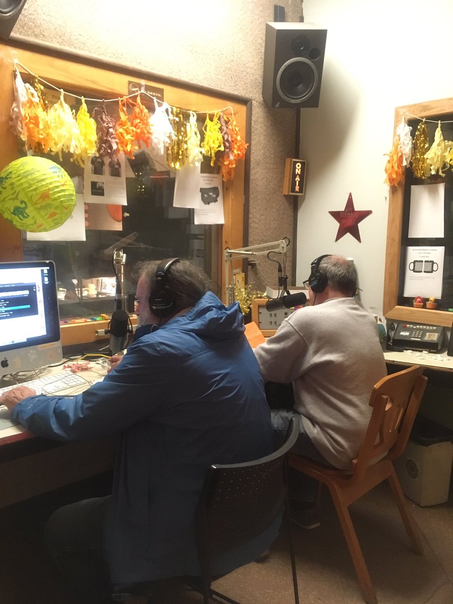 wmbr's tweet photo. Day 6 of the #WMBR2017 fundraiser! Here are some snapshots of the station during fundraising week πππ https://t.co/TXZIJXjlxs