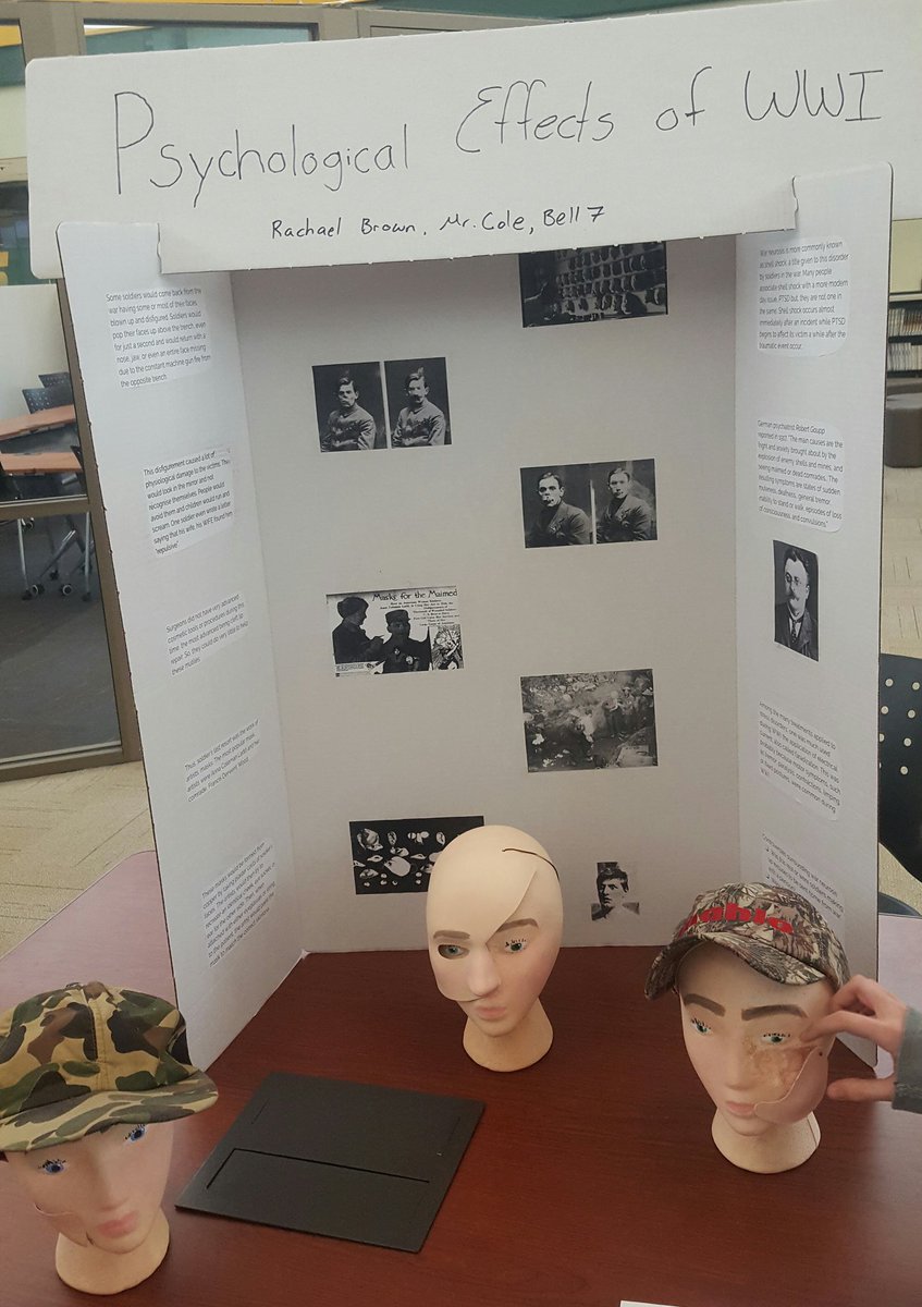 econcole's tweet photo. WWI PBL:  Choose a topic and show you know it.

Mrs Bessler and I had some GREAT products of deeper learning https://t.co/MTH4oLuXSI
