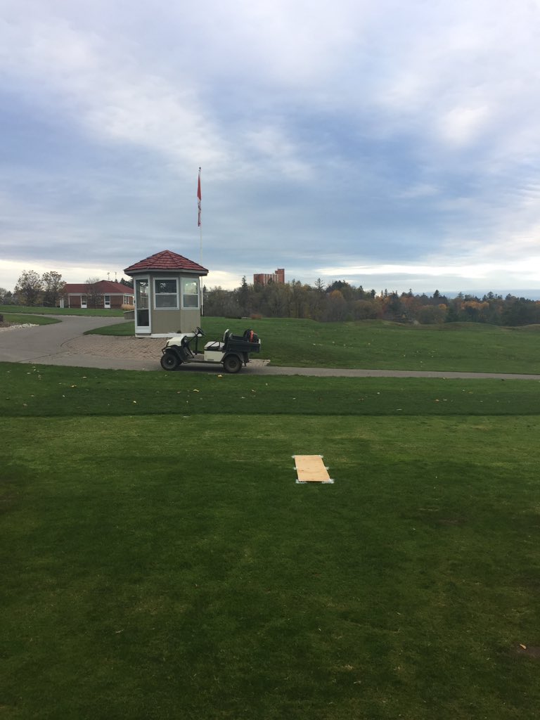 CuttenTurfgrass's tweet photo. Winter protection applications on tees and fairways completed today! #CheckPlots #Instrata2 https://t.co/GeXeY3SUIg