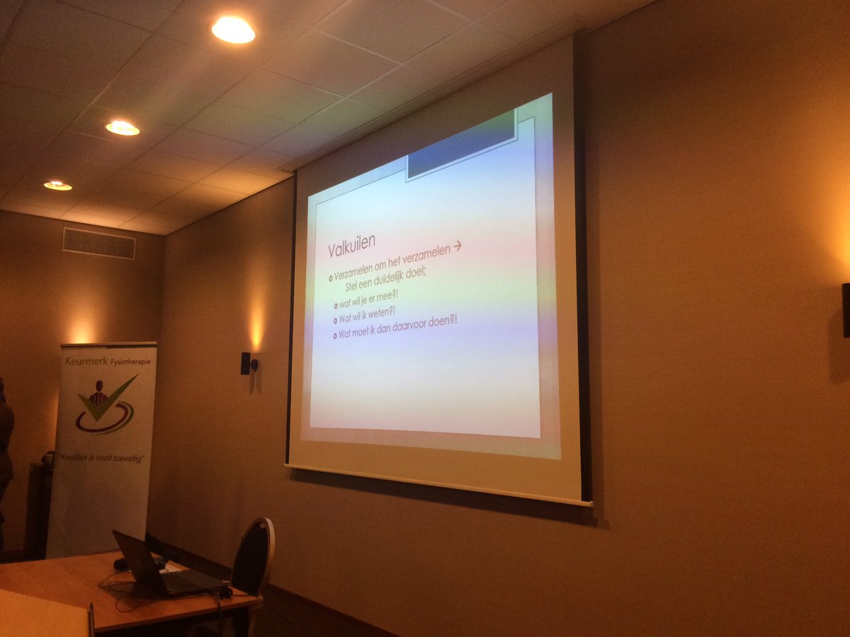 Interessante avond <a href="/KEURMERKFYSIO/">Keurmerk Fysiotherapie</a> in Eemnes. Informatieavond over visitaties en LDK <a href="/MedicortFysio/">Medicort</a> #kwaliteit