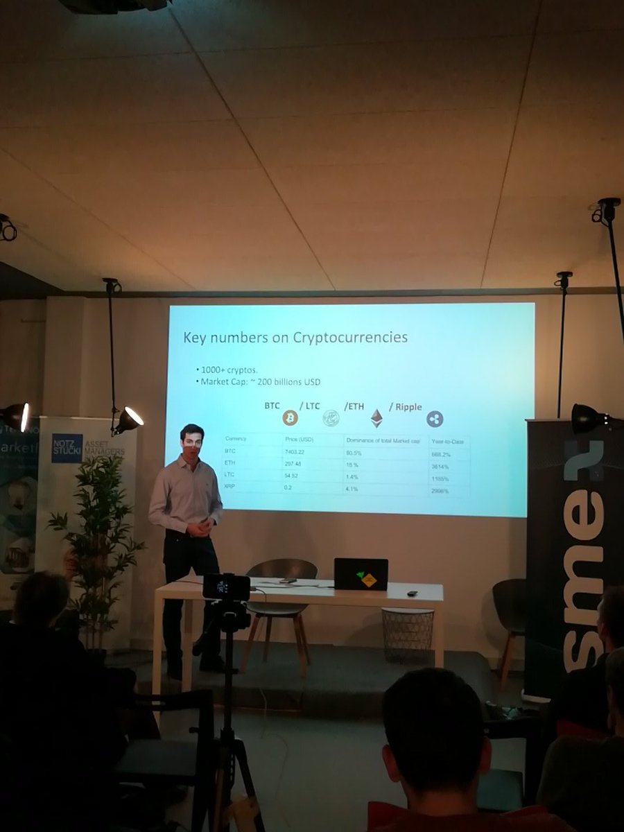 GenevaDUG's tweet photo. Bijan Sadat first time presenting cryptocurrencies at #devchain ! https://t.co/B3ZZCauYBp