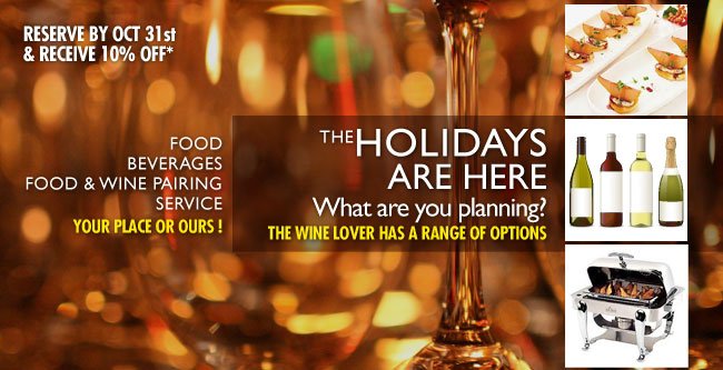 The Holidays are right around the corner. Book your special event with us now! For more information visit bit.ly/2j8wvza