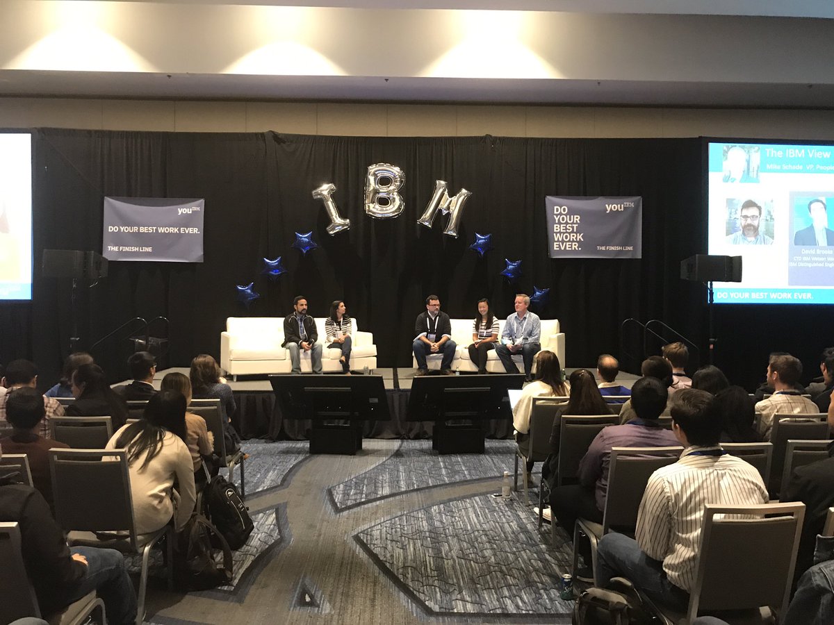 "Life is about choices, choose to work from IBM Hawaii office" 🤙😀Esteemed panel shares their insights about life @ IBM #IBMfinishline17
