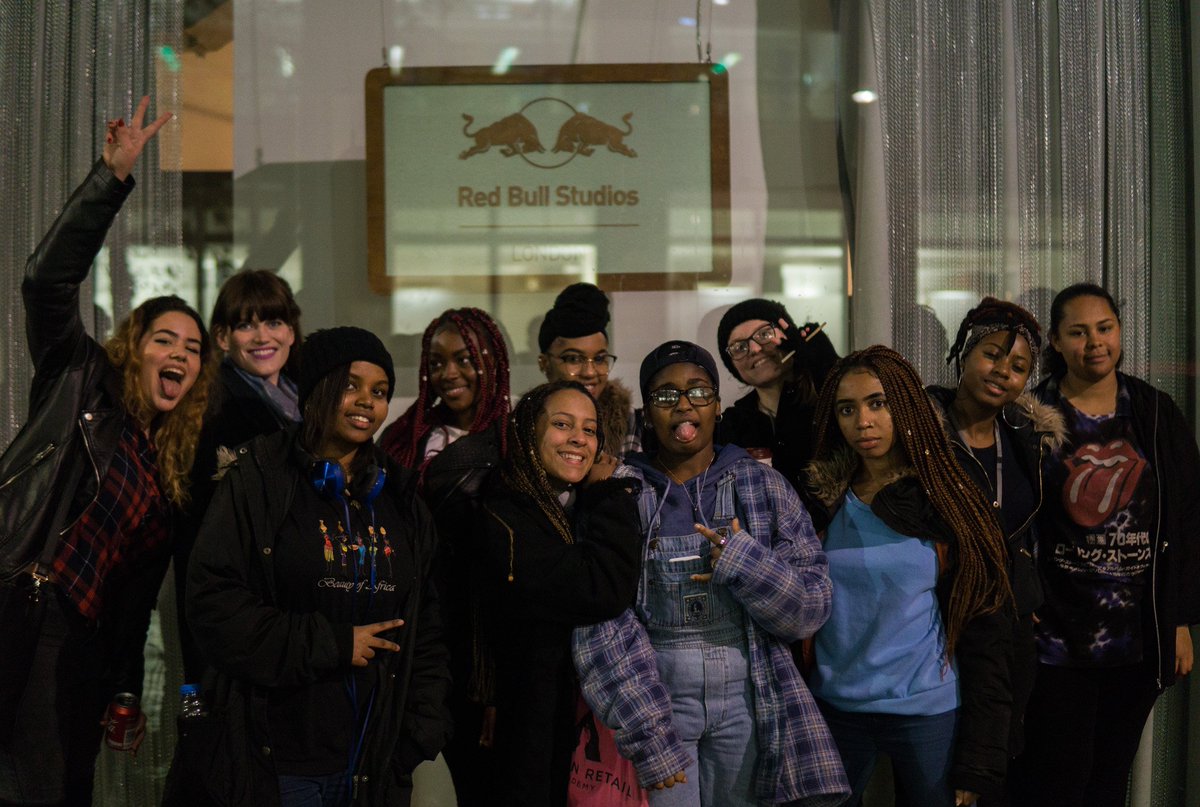 SoundSkool's tweet photo. It's #girlpower this evening - we are down at the @RedBullUK studios for their all female #NormalNotNovelty evening of workshops👊 https://t.co/RLoxtO2NRy