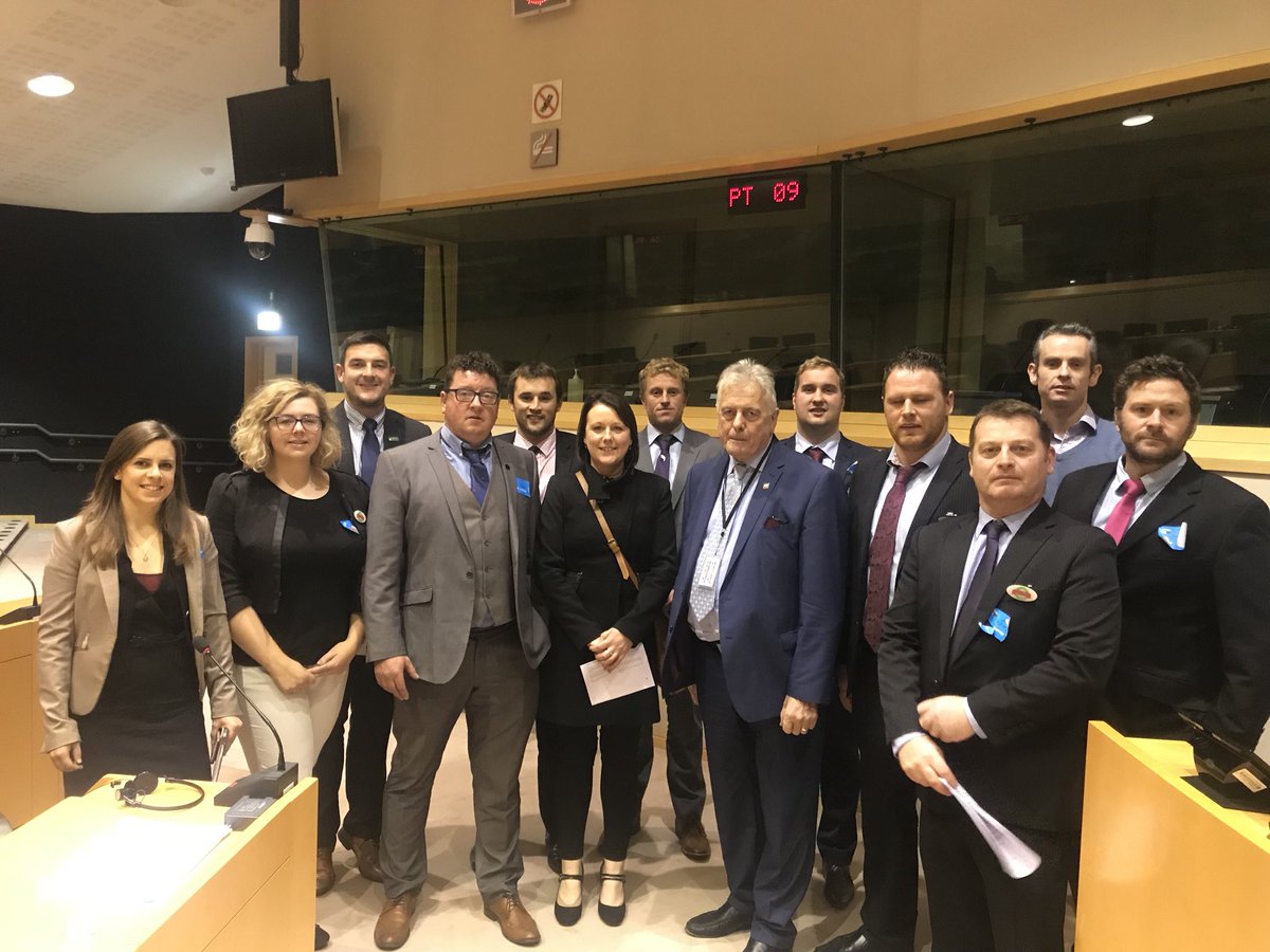 Great to meet <a href="/JNicholsonMEP/">Jim Nicholson</a> and be present at the EU Mercosur hearing, Discussing the impact on Irish and European farmers. #agriacademy