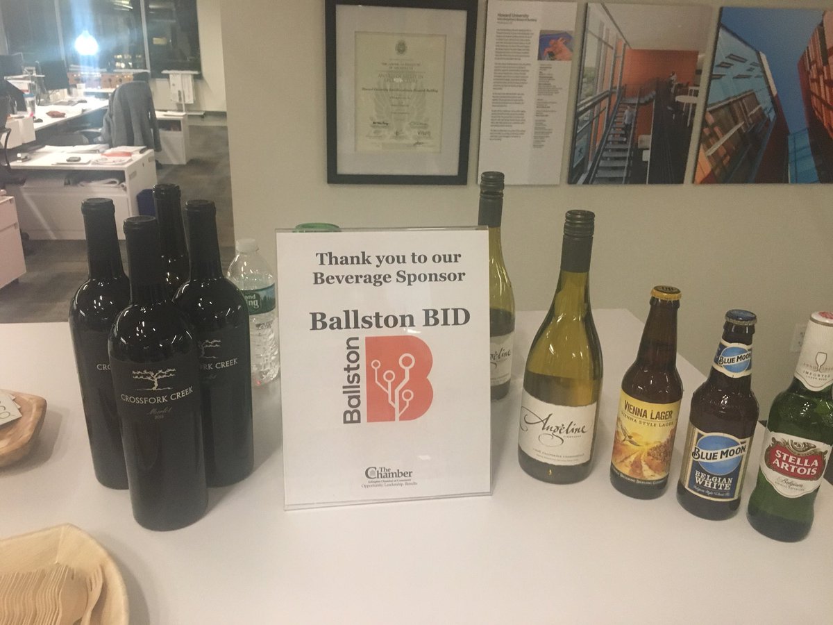ArlVAChamber's tweet photo. Big thanks to our Food Sponsor @EcoCaters and Beverage Sponsor @BallstonBID for the great spread at the Capital Improvement Panel! #CIP2017 https://t.co/PBirXFKF0t