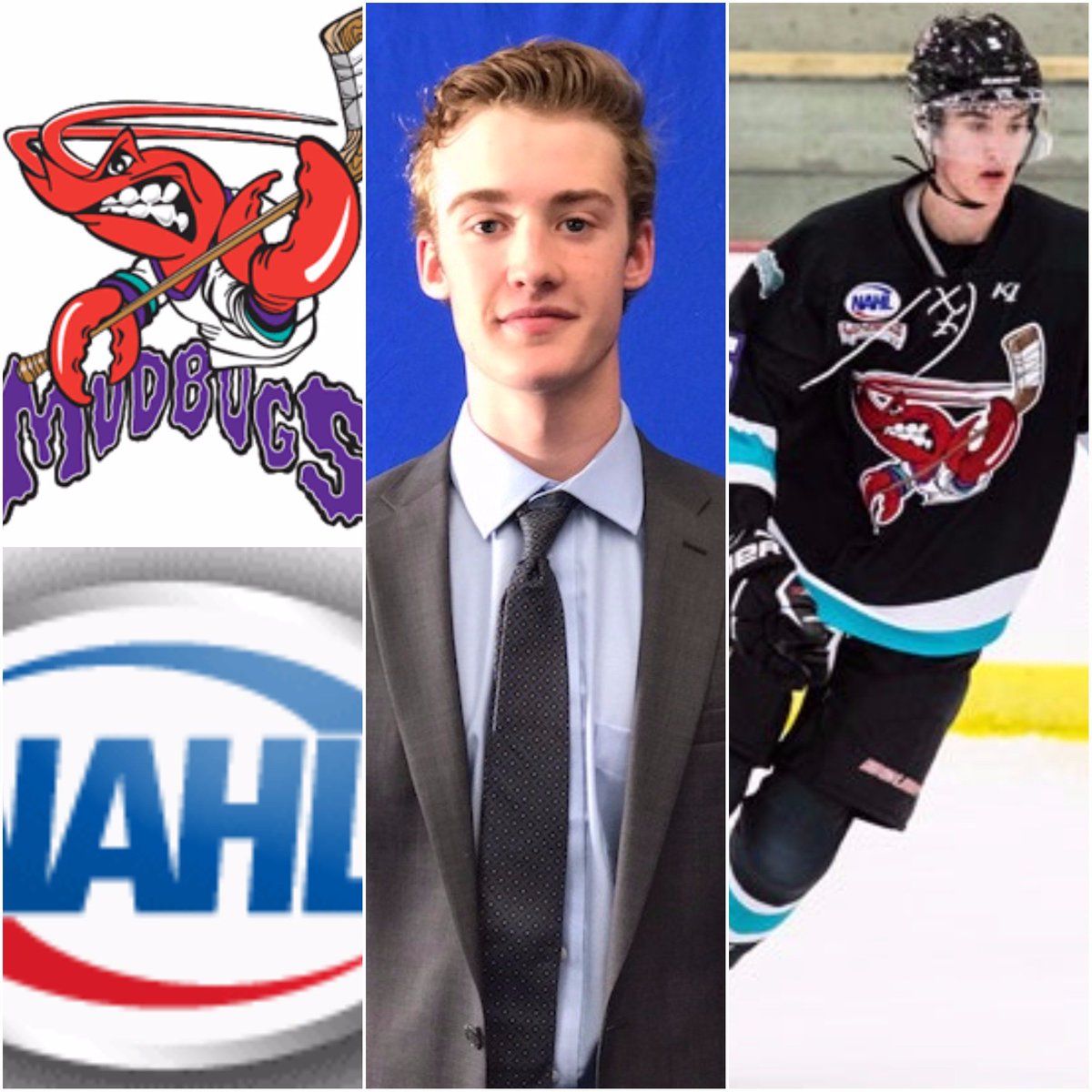 Congrats to <a href="/nahl/">Nahl</a> <a href="/mudbugshockey/">Shreveport Mudbugs</a> <a href="/jackclement20/">Jack Clement</a> on his commitment to <a href="/OmahaHKY/">Omaha Hockey</a> The '99 RD has 8 Pts in 12 GP. <a href="/BRwarriorhockey/">Brother Rice Hockey</a> alumni