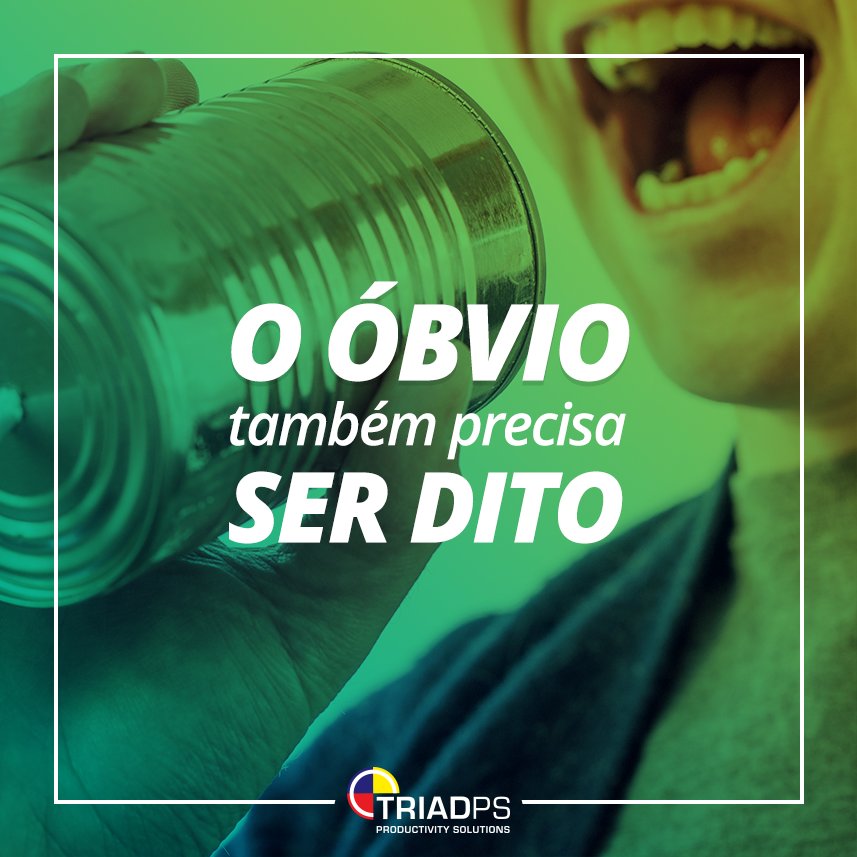 TriadPS's tweet photo. Lembrando que o que é óbvio para você, pode não ser para o outro... https://t.co/xJ5vWgi1q5