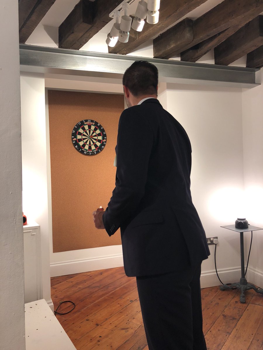 AteljeLyktanUK's tweet photo. While day 2 of a Plug Games takes place upstairs we have a ‘dart-off’ #darts #pluggames https://t.co/CNccYuOMjz