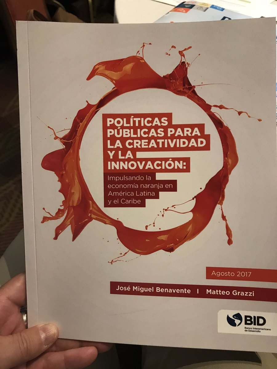 JMBenavente's tweet photo. Qué hacer para promover la Economia Naranja en Latinoamérica? Algunas respuesta aquí. Recién salido del horno. Bajar de página web del BID. https://t.co/bBtYiwSIFI