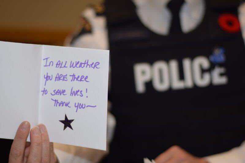 RidgeRCMP's tweet photo. Thank you Maple Ridge Rotary for the wonderful cards of support and appreciation as we reflect on our fallen comrade in Abbotsford. https://t.co/2ni2pThE8w