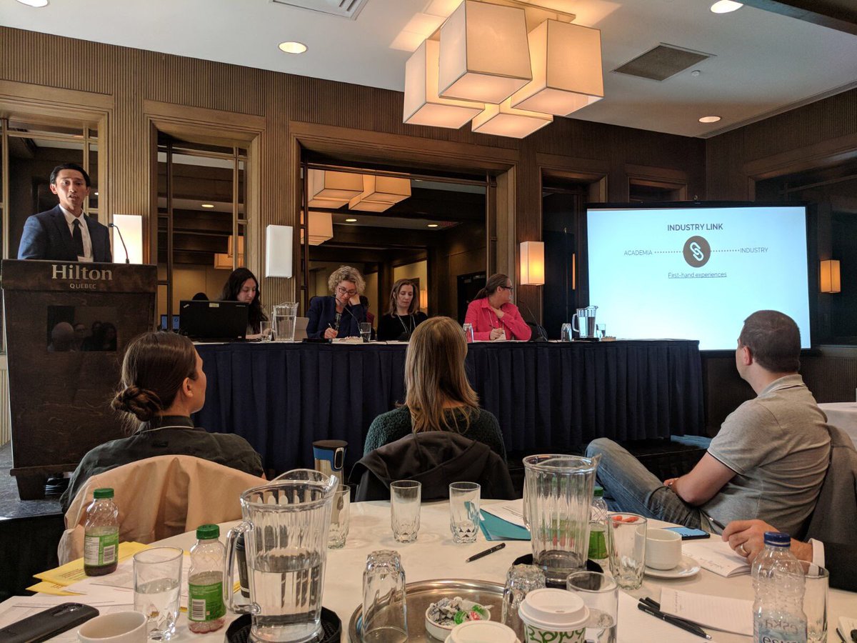 Thankful for the opportunity to share about <a href="/macindustrylink/">Industry Link</a> and our work in bridging the academia-to-industry gap at #CCGSPDA <a href="/CAGS_OTTAWA/">CAGS / l'ACES</a>
