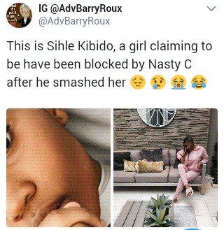Zamo_Njomz's tweet photo. Black Twitter is using Nasty C songs to explain this smash saga https://t.co/FLB8AwJldr