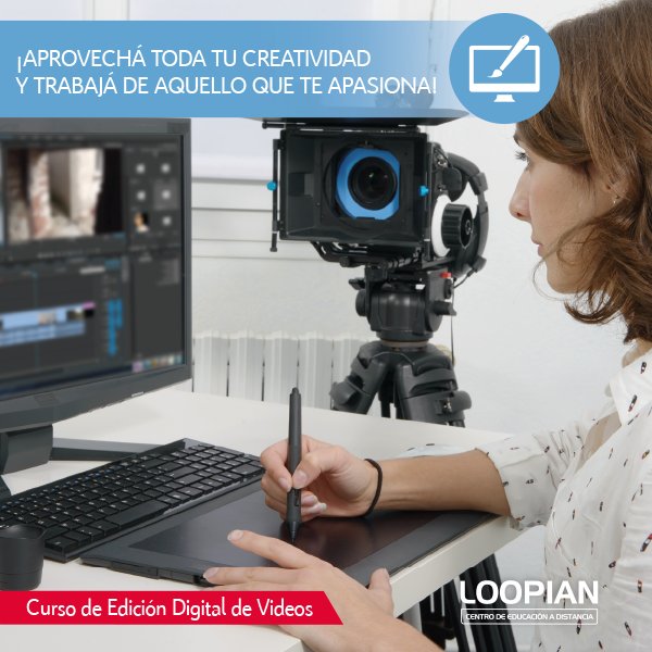 loopian's tweet photo. Aprendé a crear y editar Videos con Adobe Premier  y trabajá como productor de contenido audiovisual.
Más info -> https://t.co/safDGNdlDt https://t.co/1dfojh8CYu