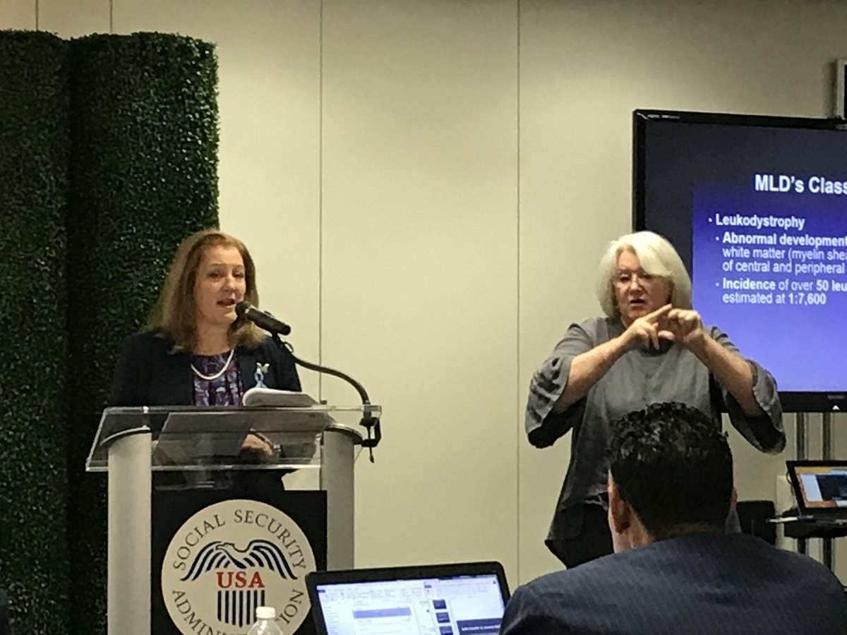 MLDfoundation's tweet photo. Teryn Suhr @MLDfoundation speaking on behalf of YOU at SSA’s National Disability Forum @SSAoutreach #SSANDforum #RareDisease #SSI https://t.co/8c5zjSJzS6
