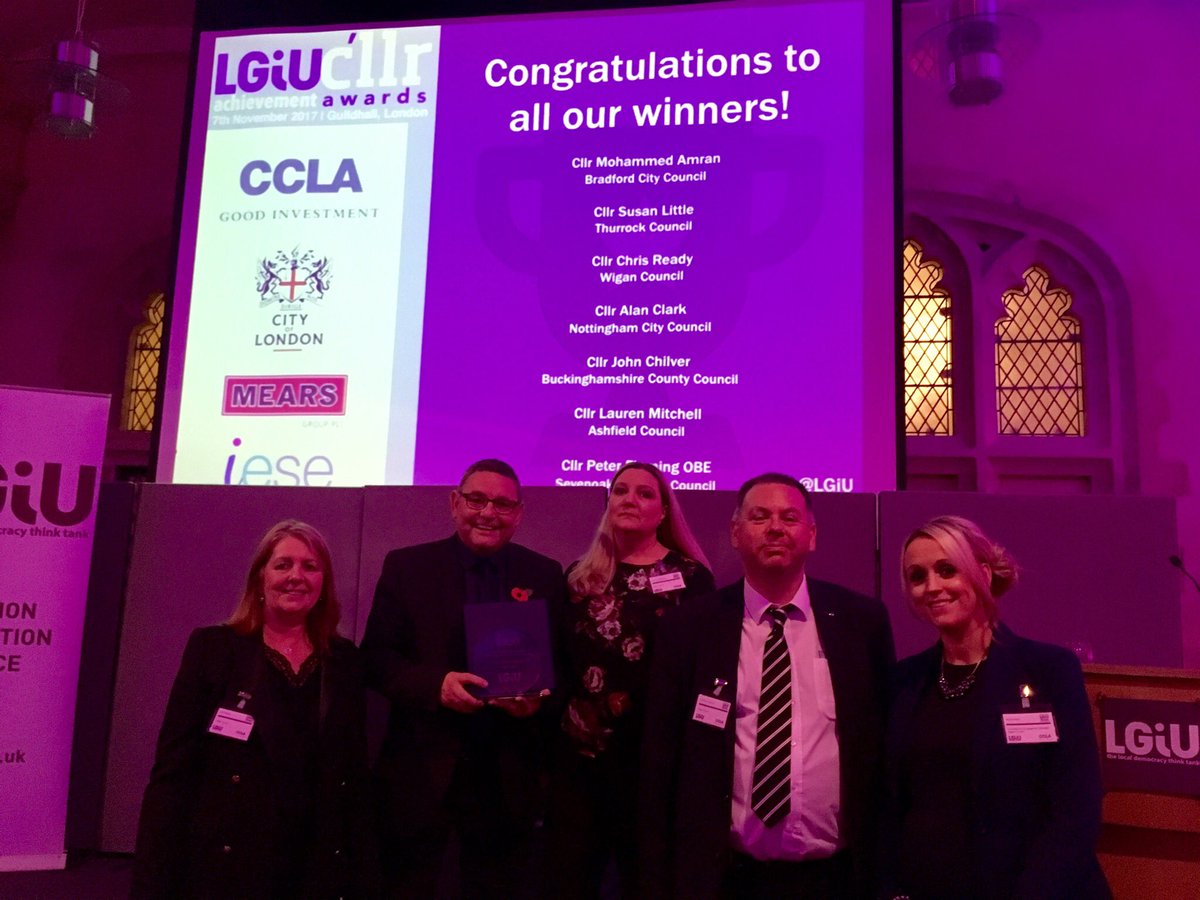 Well done <a href="/CllrChrisReady/">Cllr Chris Ready</a> representing #teamwigan <a href="/WiganCouncil/">Wigan Council</a> <a href="/roundlynn/">Lynn Round</a> <a href="/LGiU/">LGIU</a> #thedeal #CllrAwards17