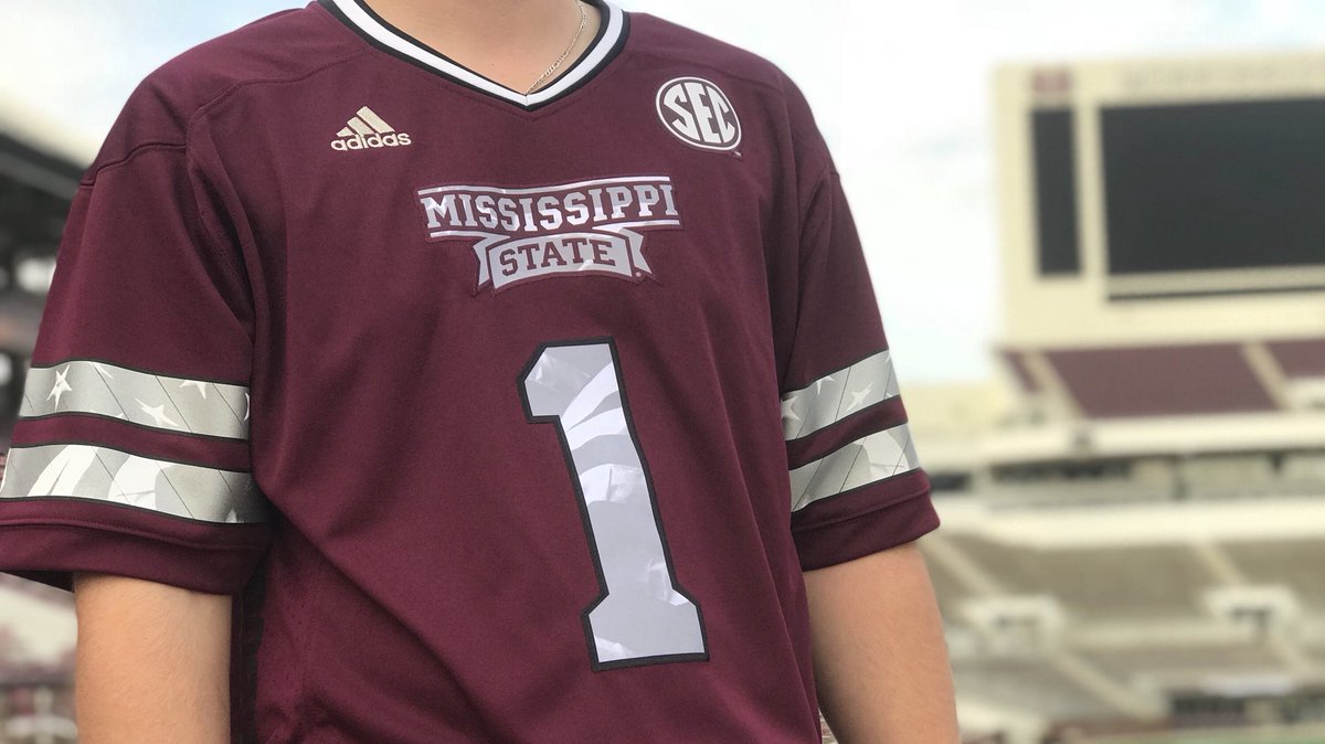 HailStateReward's tweet photo. CONTEST: RT for your chance to win this @adidasFballUS @HailStateFB Military Jersey! 

Winner will be selected Friday. #HaiIState https://t.co/R60Erzes4T