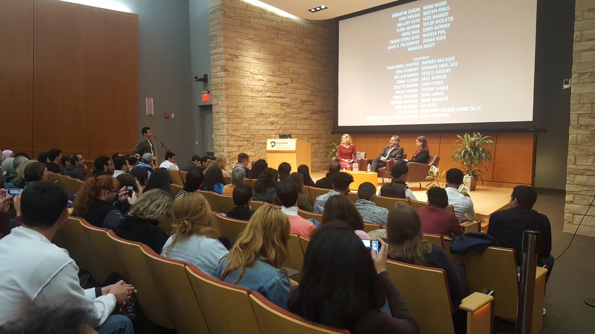 CGSPennState's tweet photo. Photos from @Byoussef's #PennState visit this past weekend: https://t.co/ZHq8sdHIQ1
#PSUGlobalStudies #CGSPennState https://t.co/NeYORyHe4n