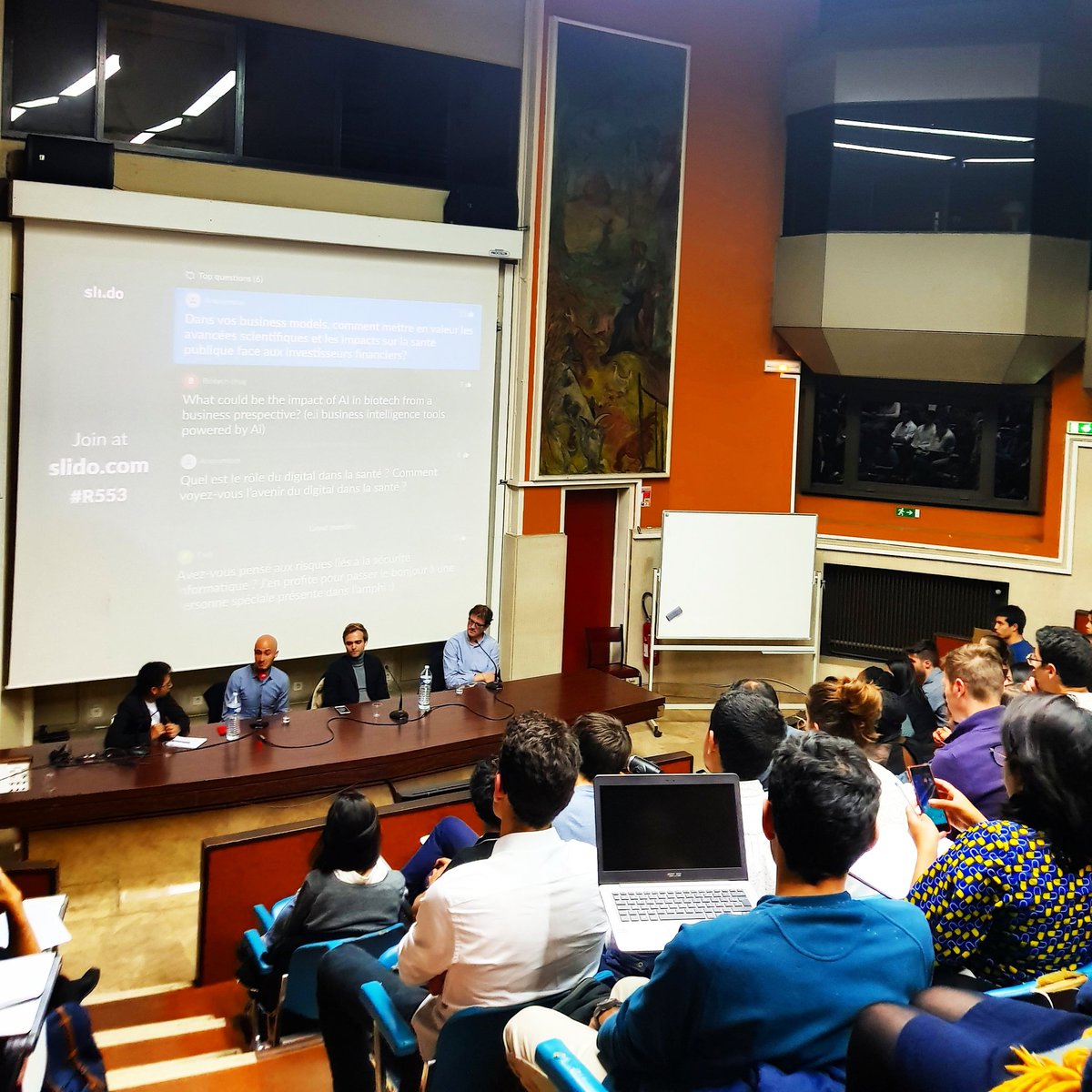 hustleisep's tweet photo. Super table ronde sur "L'entrepreneuriat dans la santé" ⚕️🔥 Merci @StartinSaclay  😘

#startup #entrepreneuriat #santé #HealthTech #biotech https://t.co/WLcTqrxuv7