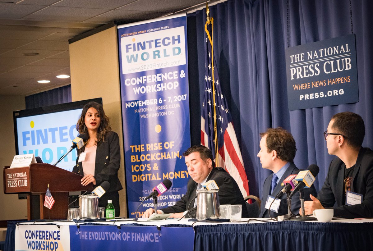 navroopsahdev's tweet photo. Moderating the panel on "The Role of #DigitalMoney in #Crowdfunding, #Blockchain and #Token Economy at #2020Fintech in #WashingtonDC. https://t.co/KdkyJvyGOm