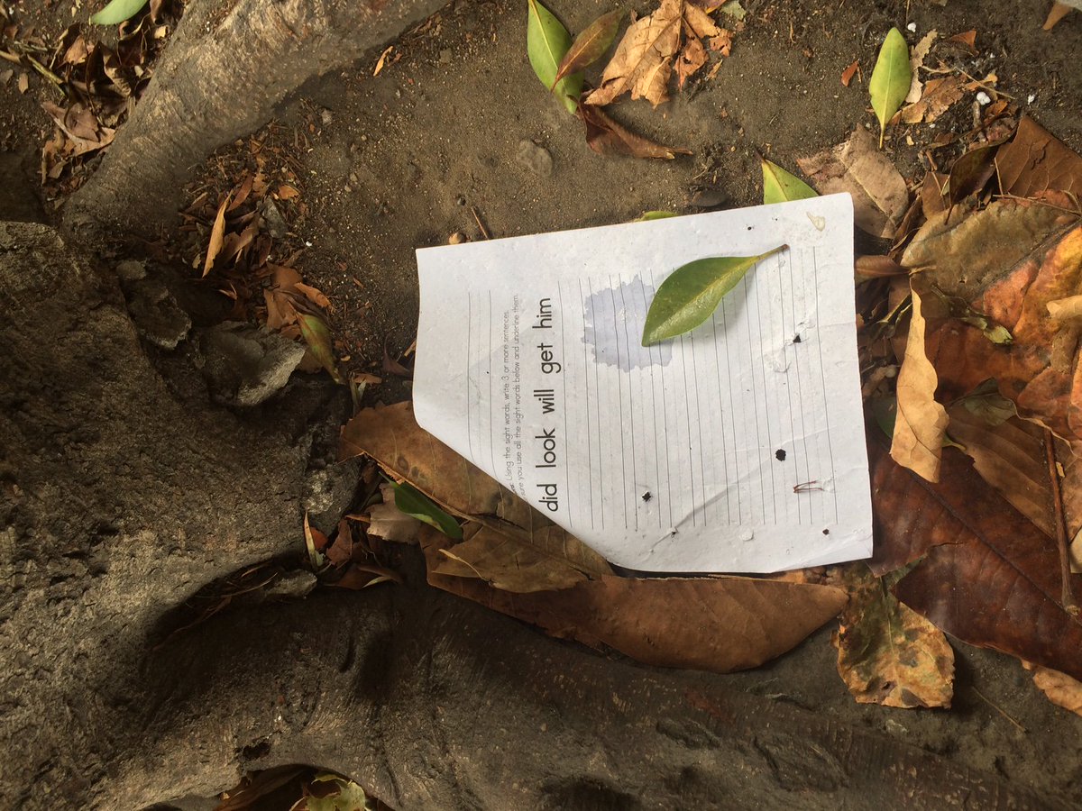 sftrashtreasure's tweet photo. CODE:: Did look will get him โข Powell & California, 07.12.17 โข ๐ ๐ฎ ๐ฟโข #randomlitter #schoolhomework #SanFrancisco #sidewalklitter #treeside https://t.co/aCsj6VhJzo