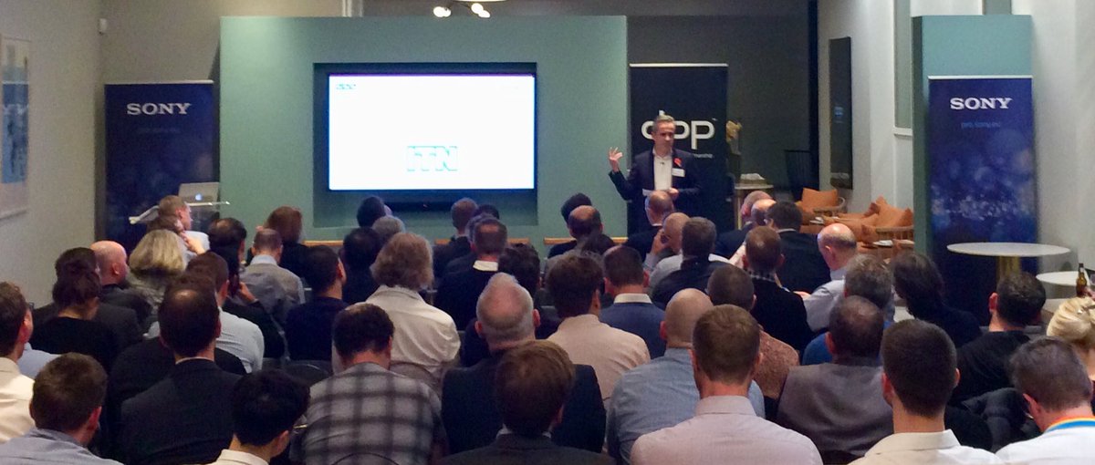 thedppltd's tweet photo. .@ITN up now. We're at the halfway point &amp; everyone is still here! #meetthebroadcasters https://t.co/HGlZ9SYwk6