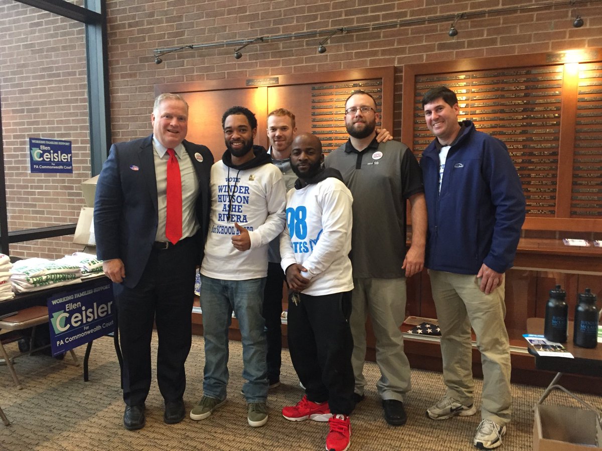 At IBEW 98 Hall in Collegeville.  Thanks guys for your support.