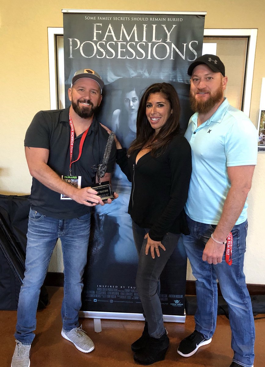 <a href="/FPossessions/">Family Possessions</a> won “Best Festure” at the 2017 San Antonio Horrific Film Fest!  Congrats cast and crew!