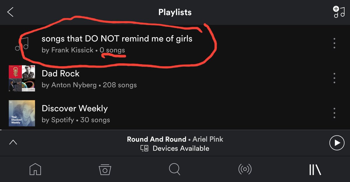 My new Spotify playlist is coming along nicely.