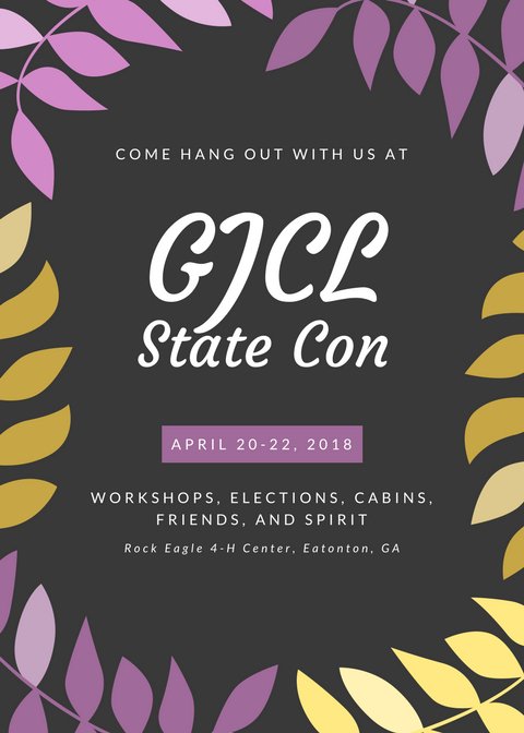 GeorgiaJCL's tweet photo. Can you believe it? There are only 164 days left until State Convention 2018! Make sure to save the date(s) for April 20-22, 2018! https://t.co/k35GmpMpjo
