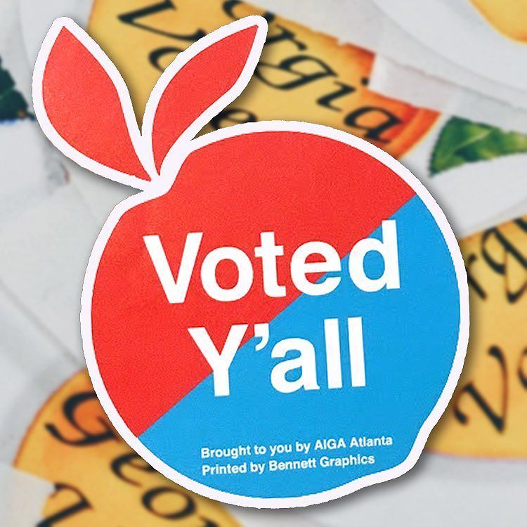 madness__design's tweet photo. Are you #FixinToVote today? Get your peach to the polls, Atlanta! ๐๐บ๐ธ #VotedYall.
.
#Atlantamayoralelection Thanksโฆ https://t.co/c6PDsJQc8h https://t.co/PPjnEY8wvE