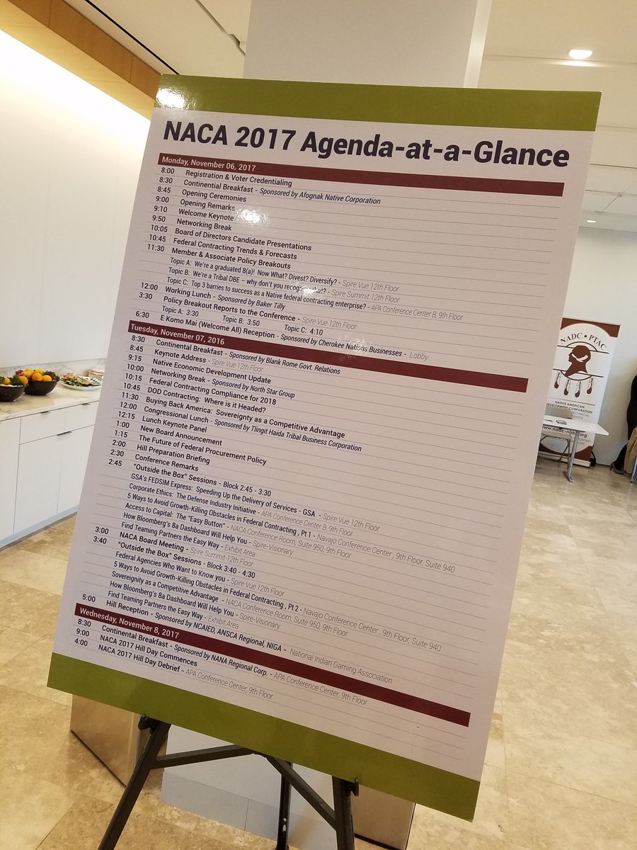 Native8a's tweet photo. #NACA2017 “Outside the Box” Sessions starting now. Attendees listen and learn from experts in #Native Enterprise and Corporate Ethics. https://t.co/k3Njx6tD31